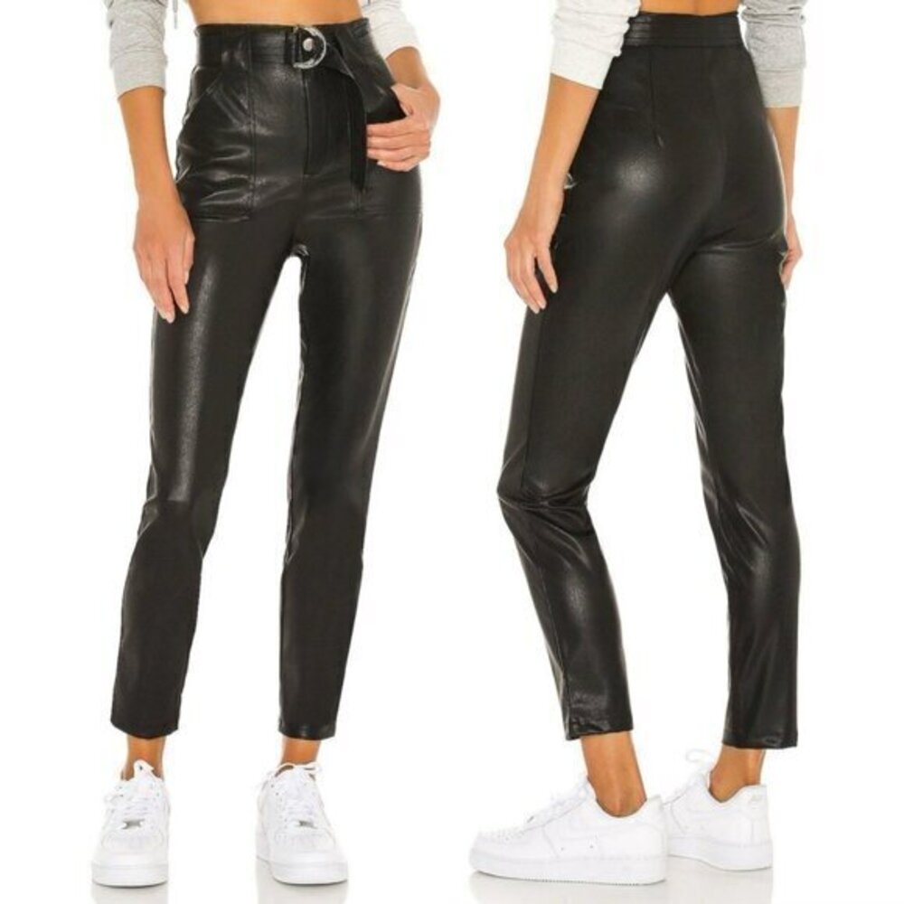 superdown Chanice Buckle Pant in Black